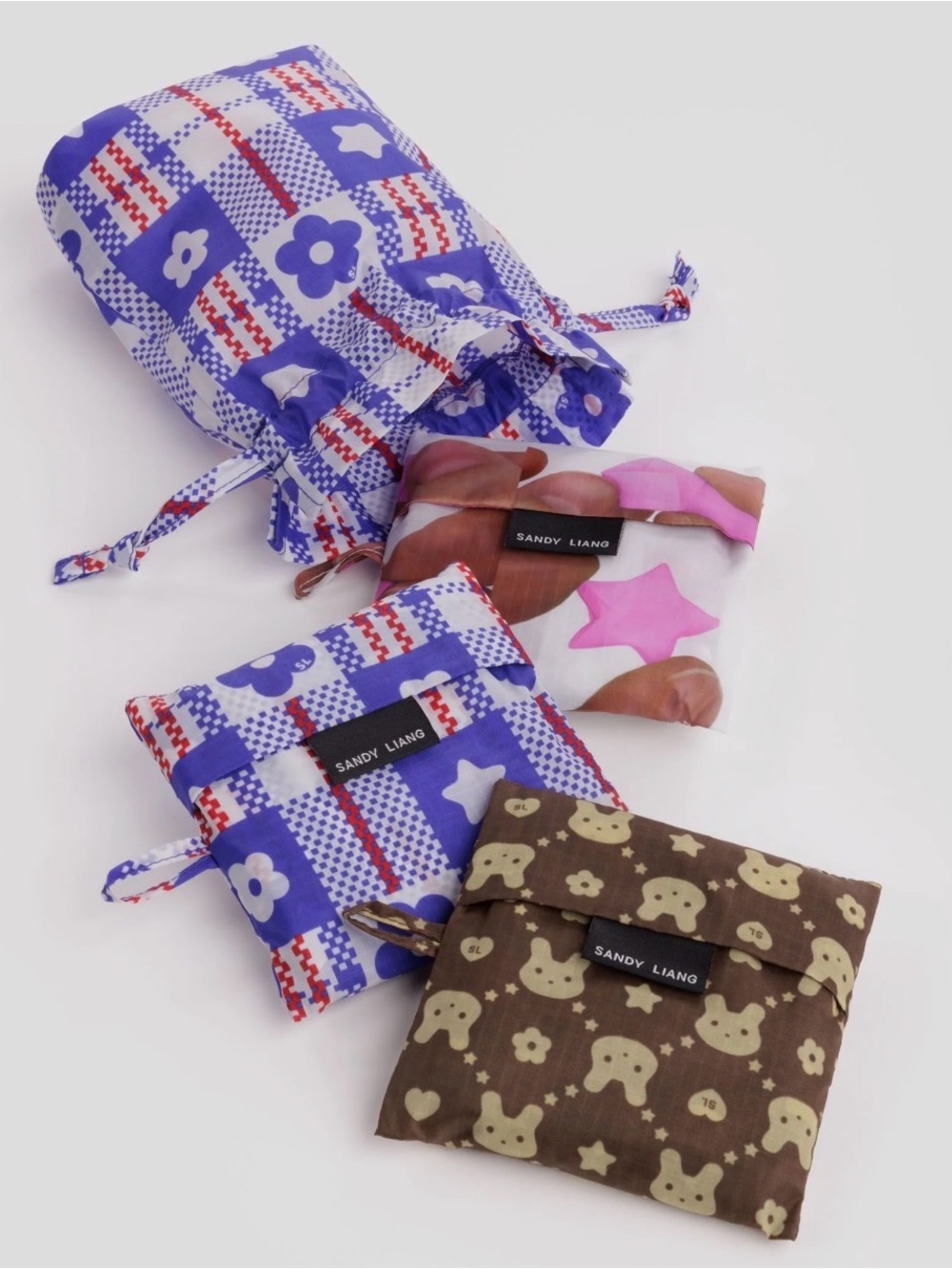 BAGGU X Sandy Liang Standard Tote Bag Set NEW NWT